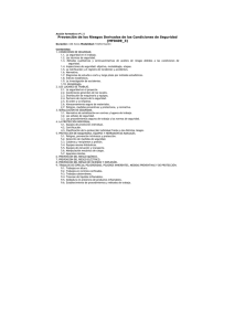 Prevención de los Riesgos Derivados de las Condiciones de