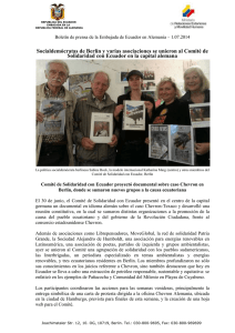 Socialdemócratas de Berlín y varias asociaciones se unieron al