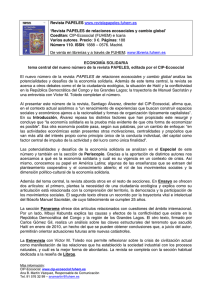 Revista PAPELES www.revistapapeles.fuhem.es `Revista PAPELES