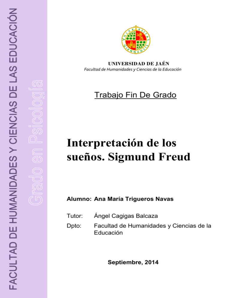 Interpretaci N De Los Sue Os Sigmund Freud Tauja