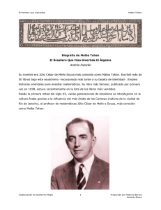 Biografía de Malba Tahan El Brasilero Que Hizo Divertida El