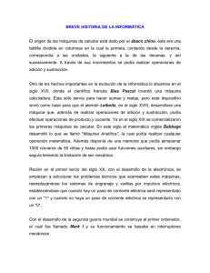 Breve Historia de la Informática
