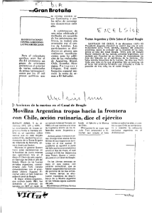 Moviliza Argentina tropas hacia la frontera con Chile, acción