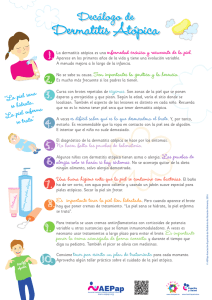 Decálogo de la Dermatitis atópica