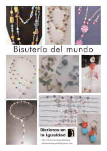 Bisutería del mundo - Distintos en la igualdad