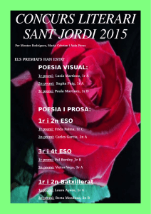 Concurs literari de Sant Jordi