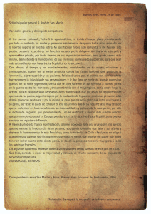 Buenos Aires, enero 24 de 1839. Señor brigadier general D. José