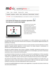 Las empresas de bienes de consumo han sido estudiadas en un