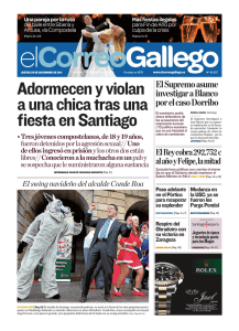 Adormecen y violan a una chica tras una fiesta en Santiago