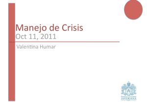 Manejo de Crisis - RelacionesPublicas