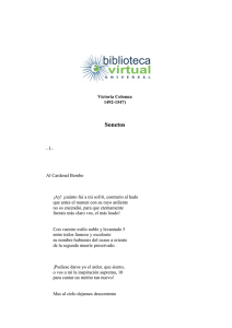Sonetos - Biblioteca Virtual Universal