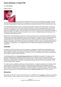 Cómo Detectar y Tratar ETS