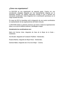 ¿Cómo nos organizamos?