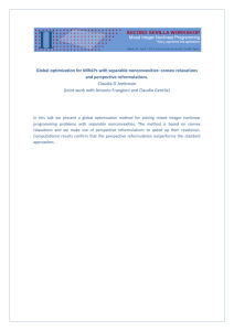 Global optimization for MINLPs with separable nonconvexities