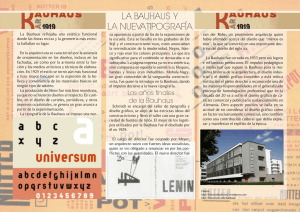 la bauhaus y la nueva tipografía - TALLER5-HISTDISENO8A-B
