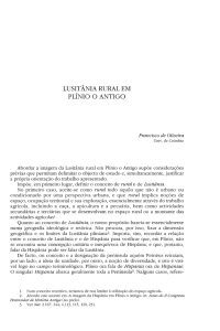 Lusitânia rural em Plínio o antigo