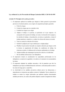 Principios de la acción preventiva