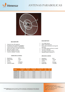ANTENAS PARABOLICAS