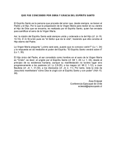 Concebido por obra del Espíritu Santo