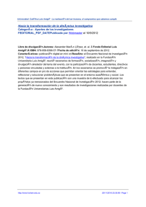 Hacia la transformación de la dinÃ¡mica investigativa. Encuentro