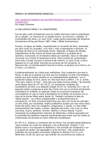 1 PERSIA Y EL MONOTEISMO ISRAELITA http://gramena.blogspot