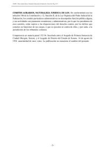 COMITES AGRARIOS, NATURALEZA JURIDICA DE LOS. De