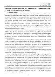 CRISIS RESTAURACION