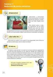 Semana 11 Redacción de textos narrativos