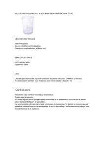 VLQ-110150 VASO PRECIPITADO FORMA BAJA GRADUADO DE