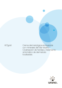 Crema dermatológica enriquecida con minerales del Mar Muerto