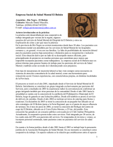 Empresa Social de Salud Mental El Bolsón