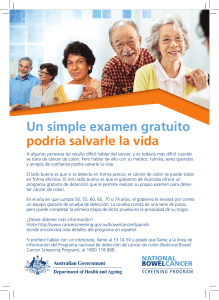 Un simple examen gratuito podría salvarle la vida