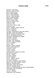 phrasal verbs - english corner coin
