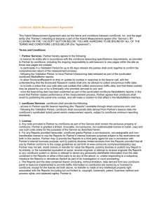 comScore Hybrid Measurement Agreement