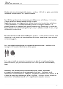 El sebo, es la secreción de la glándula sebácea y