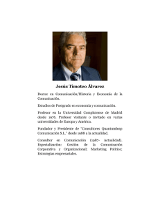 Jesús Timoteo Álvarez - Pontificia Universidad Javeriana