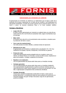 Galvanizado por inmersión en Caliente