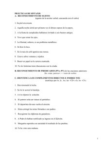 ejercicios gramática _complementos verbales