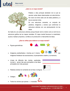¿Qué es un mapa mental? Palabra o idea principal alrededor de la
