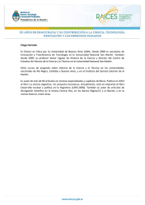 Diego Hurtado Es Doctor en Física por la Universidad de Buenos