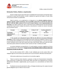 Chillán, octubre 29 de 2015 Estimados Padres, Madres y