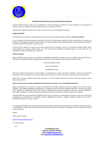 Importancia de tener contabilidad actualizada