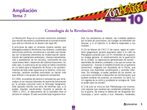 Cronología de la Revolución Rusa