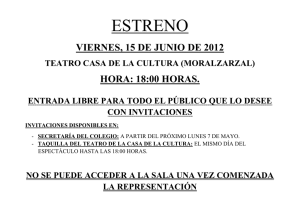 estreno - El Raso