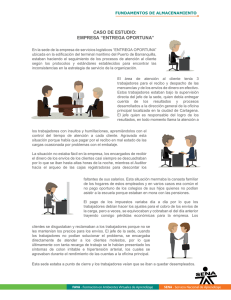 CASO DE ESTUDIO: EMPRESA “ENTREGA OPORTUNA”