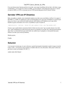 Servidor VPN con IP Dinamica Solucion - DD-WRT
