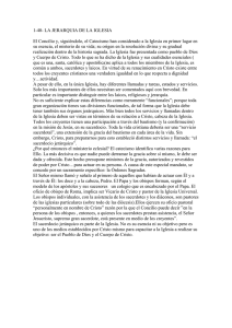 La jerarquía de la Iglesia