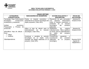 GRADO SÉPTIMO CATEGORIAS CONCEPTUALES INDICADORES