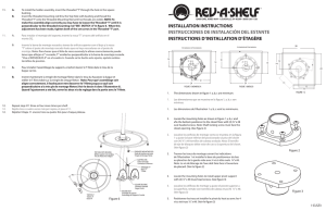 installation instructions instrucciones de instalación - Rev-A