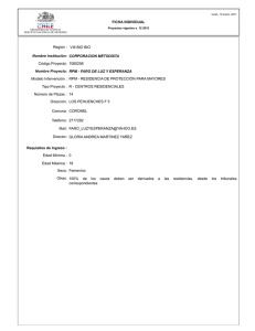 FICHA INDIVIDUAL RPM - FARO DE LUZ Y ESPERANZA
